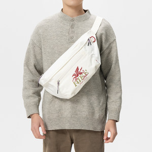 
NIKE Nike men's and women's waist bag white shoulder bag 26 Year of the Horse New Year model animal year messenger bag travel leisure bag
