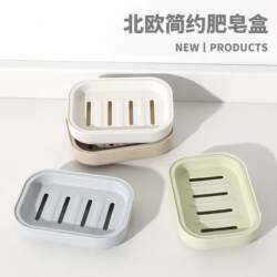 Soap Box with Lid, Double-Layer Draining Soap Holder, Creative Bathroom Soap Box, Travel Portable