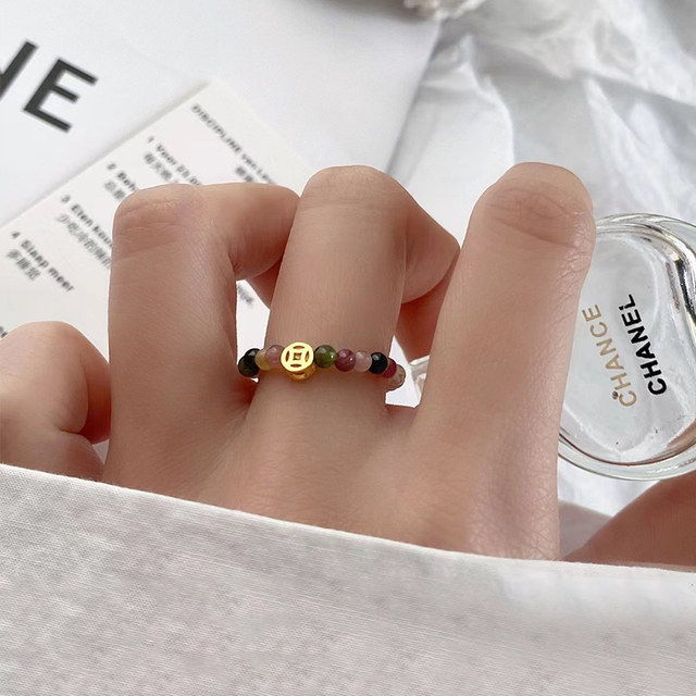 BAMOER S925 Sterling Silver Multiple Ring With Cubic Zirconia For Women - Size 7, Adjustable