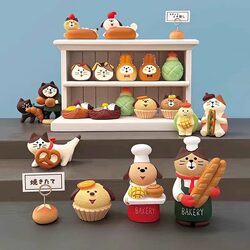 New Zakka Japanese-Style Cat Bread Baking Toy Creative Figurine Cake Coffee Shop Afternoon Tea Decoration Ornament