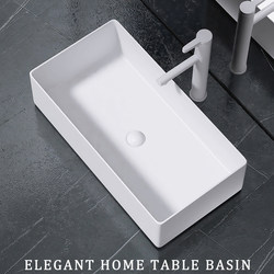 Deepened Countertop Basin for Home Balcony, Available in Various Sizes, Heightened Splash-Proof Washbasin with Large Capacity for Washing Face and Laundry