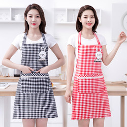 Fashionable Pure Cotton Apron for Kitchen Use, 2026 New Model, Thin Summer Version for Baking, Work, and Catering, Popular Online