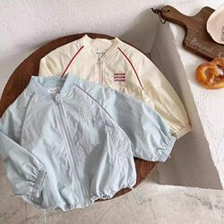 Children's Spring and Autumn Jackets, New Versatile Casual Jackets for Boys and Girls, Baseball Jackets, Cardigans, Sports Tops for Small and Medium-Sized Children