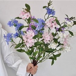 Long Branch Snow Orchid Simulated Flower Ornament Wedding Handmade Floral Arrangement