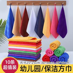 Hand Towel with Hook, Square Towel for Cleaning and Housekeeping, Special Absorbent and Thickened Dishwashing Cloth, Lint-Free, for Household Cleaning