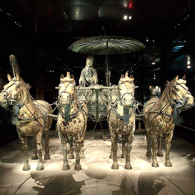 含机票 陕西西安旅游黄帝陵壶口瀑布兵马俑华清宫5天4晚跟团游