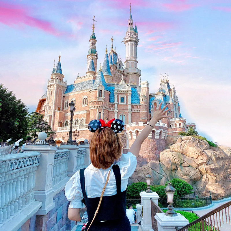 纯玩含高铁 上海旅游迪士尼乐园4天3晚跟团游四钻酒店可二次入园