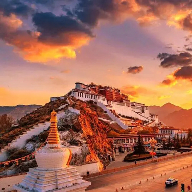 8人纯玩小团 含机票西藏旅游珠峰纳木错羊湖布达拉宫7天6晚跟团游