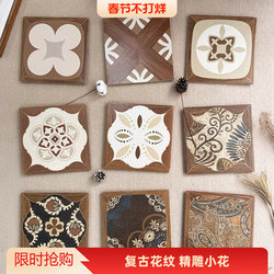 Foshan Ceramic Tiles 300X300 Vintage Bathroom Tiles Kitchen Retro Pattern Cafe Restaurant Floor Tiles