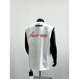 
Increase size 300*0.5kg casual pure cotton sleeveless sports vest for boys in summer versatile simple fitness loose crans 2