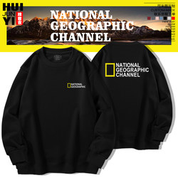 National Geographic American Photography and Videography Association Travel Discovery Channel Crewneck Sweatshirt Unisex Long Sleeve Jacket