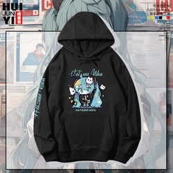 Hatsune Miku Collaboration Future-Themed Hoodie Merchandise Miku Cosplay Hoodie Anime Hoodie Unisex Jacket Hoodie