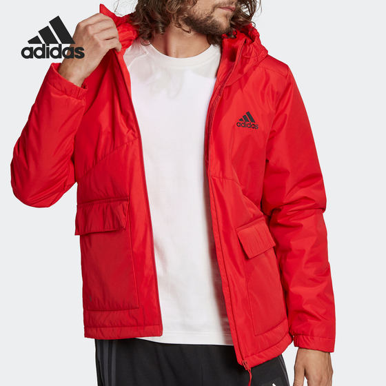 
Adidas/Adidas authentic season new outdoor cotton jacket men's hooded jacket H65765