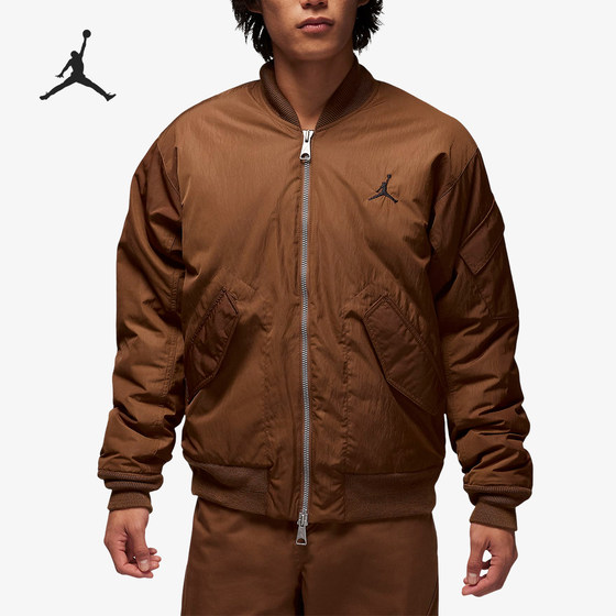 
Nike/Nike genuine JORDAN men's trendy casual windproof warm cotton jacket FB7317-281