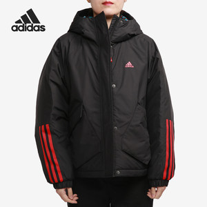
Adidas/Adidas authentic 2025 women's outdoor sports warm hooded cotton jacket GN7376