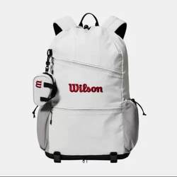 Wilson Tennis Bag for Women 2025 New Korean Style Fashionable Tennis Backpack 2-Pack with Independent Shoe Compartment