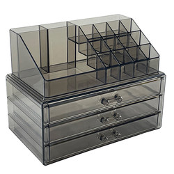 Transparent Storage Box, Large-Capacity Cosmetics Desktop Drawer-Type Dust-Proof Mask Rack, Dressing Table Organizer Cosmetics Box