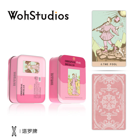 
[Woh] Pastel Weite Iron Box Portable Edition Tarot Card Main body Weite series beginners beginners and beginners with iron Weite