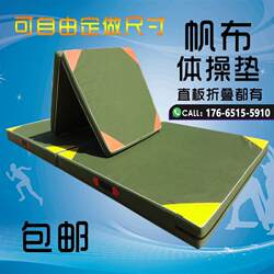 Sponge Mat Sit-Up Mat Martial Arts Mat Foldableing Gymnastics Mat Silicone Canvas Gymnastics Mat Dance Mat Practice Mat