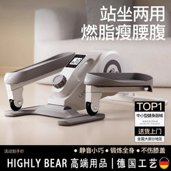 German Mini Elliptical Machine for Home Fitness, Small Stepper, Silent Exercise Walking Machine, Space Walker Foot Machine