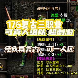 Legend of Mir Mobile Game 176: Retro Three-Class System, Can Be Played Offline or Online, No Fake Player Companions, Gm Backend