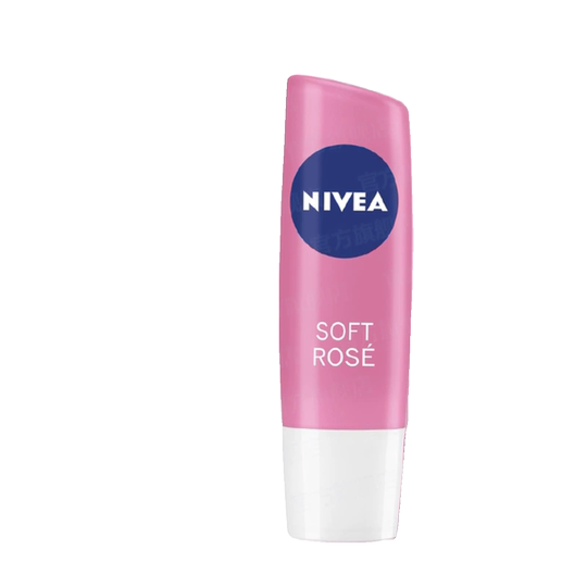 Nivea Lippenbalsam Soft Rosé – 24h Feuchtigkeit, Zarter Rosaton, Mit Natürlichen Ölen