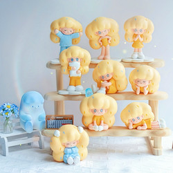 Meizhi X Erli Li: Being Alone Is Also Very Happy - Artist Series Resin Blind Box Figurine, Cute Gift