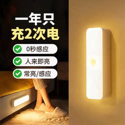 Led Strip Magnetic Charging Night Light Intelligent Human Body Automatic Sensing Night Light for Hallway, Cabinet, Bedroom, Sleep Light
