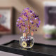 Natural crystal money tree home living room office desktop workstation decoration creative ornaments fortune crystal tree