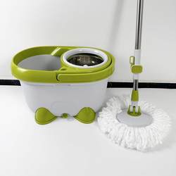 Muma Haoshen Mop Hand-Pressed Rotating Mop Double Drive Mop Bucket Household Mop and Bucket Set Floor Cleaning Bucket