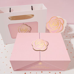 Pink Gift Box, Empty Box, High-End Birthday Gift Box, Gift Box, Cosmetic Packaging Box, Souvenir Gift for Girls
