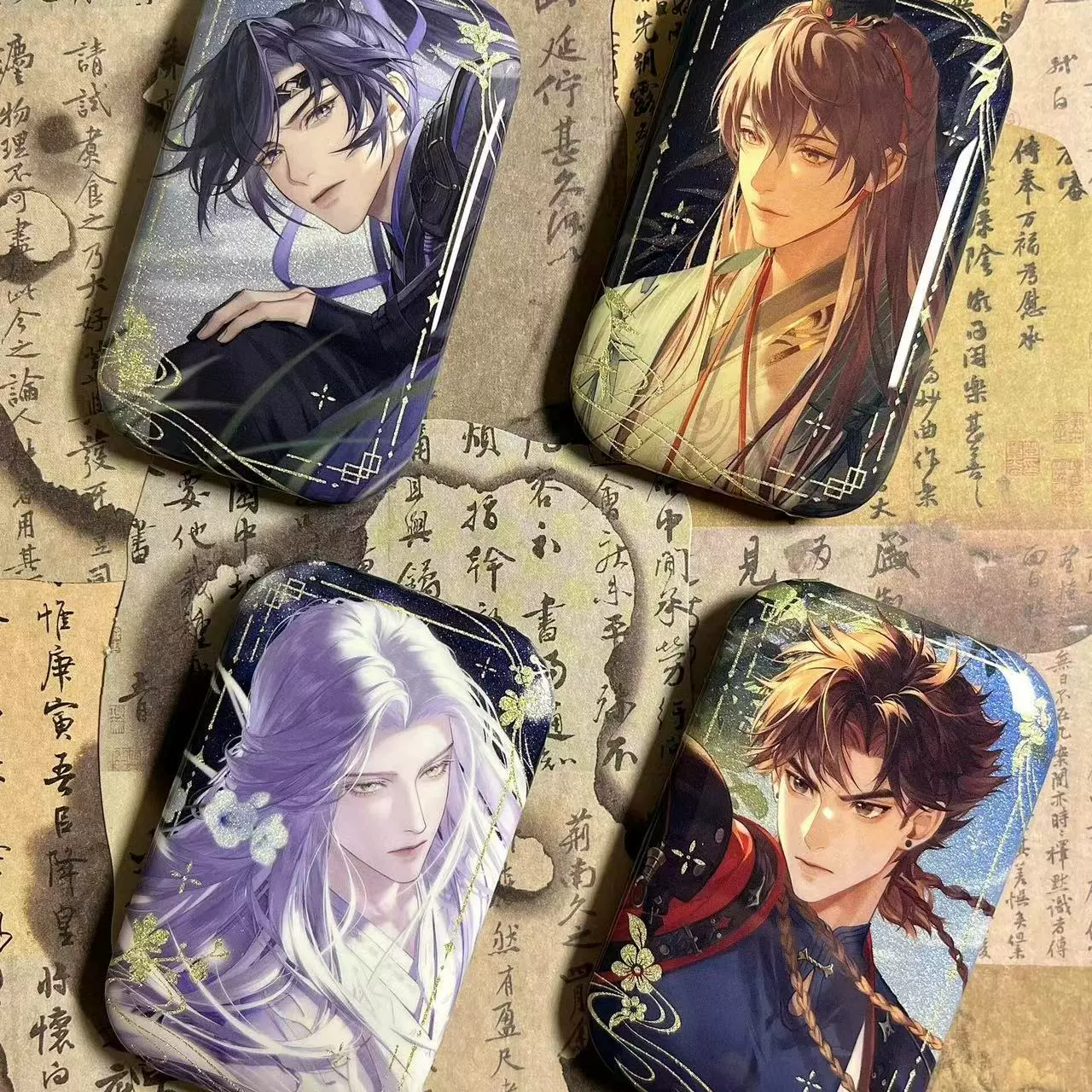 三国 代号鸢 孙策 刘辩 代號鳶 孫策 劉辯 袁基 缶バッジ アクリルスタンド