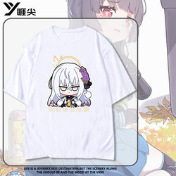 Azur Archives Co-Branded Short-Sleeved T-Shirt Men's Summer T-Shirt Hoshino Alice Baizhou Zi Harajuku Style Peripheral Clothes