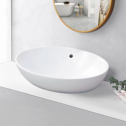 Japanese to Countertop Basin Lw516B Tabletop Washbasin Oval Artistic Bowl Basin Home Washbasin