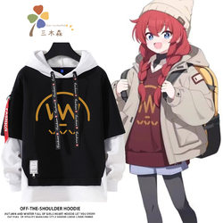 Blue Archive Anime Merchandise Hooded Sweatshirt, Same Style as Eru and Makoto, Cosplay for Men and Women, Autumn and Winter Casual Clothing