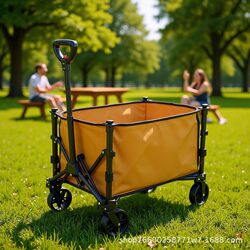Ultra-light gathering type camper cart, campground, picnic tent, small trailer, children's reclining camping stall, small pull cart