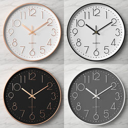 Clock Living Room Silent Wall Clock Simple New Fashion Clock Wall Hanging Home Stereo Digital 16 Inch 40cm