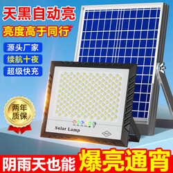 Solar Outdoor Garden Light 2025 New Model Household New Outdoor Waterproof Sensor Led Rural Lighting Street Light