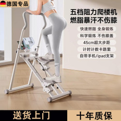 German Stair Climber Fitness Equipment for Home Use, Multifunctional Stationary Stepper, Sweat-Inducing Fat-Burning Running and Climbing Machine