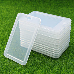 Quality Selection from Manufacturers Directly, Simple Transparent Flip Cover for Bus Passes, Plastic Meal Card Protective Cover, Student Id Card Holder