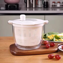Japanese Kitchen Salad Vegetable Dehydrator Hand-Cranked Spinner Dryer Vegetable Washing Basket Draining Basket Vegetable Washing Basin Vegetable Washing Tool