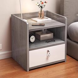 Bedside Table Small and Simple Modern Bedside Cabinet 2024 New Model Home Bedroom Bedside Storage Rack Small Cabinet