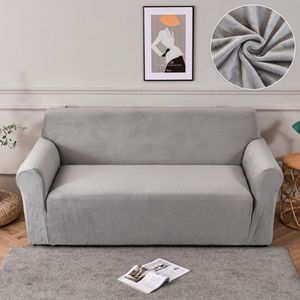 Silver fox velvet one-piece sofa cover all-inclusive high elastic sofa I cushion cover home fabric super soft sofa cover