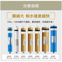 Jinxianquan 3012-400G reverse osmosis household RO membrane universal pure N water machine direct drinking water purifier filter element commercial