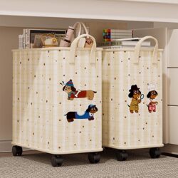 Under-Desk Storage Cabinet for Office Workstations, Movable Storage Box for Books and Snacks, with Wheels, Bag Storage Rack, a Must-Have Organizer