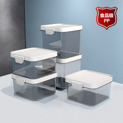 Sealed Cans for Grains and Cereals, Kitchen Storage, Food-Grade Transparent Plastic Cans, Snack and Tea Storage Cans, Moisture-Proof Boxes