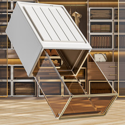 Storage Box Drawer-Type Clothes Wardrobe Plastic Household Cabinet Underwear Clothing Organizer Wardrobe Storage Box