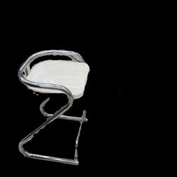 Medieval style cream bar chair macaron simple small apartment home thickened Kins cafe photography high chair