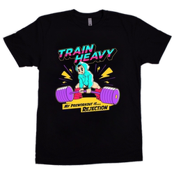 My Nitrogen Pump Is Rejected. Fitness Short-Sleeve American-Style Power Training T-Shirt, Crew Neck, High Elasticity, Slim Fit