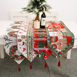 New Christmas home decoration supplies knitted table runner creative Christmas tablecloth table decoration home decoration